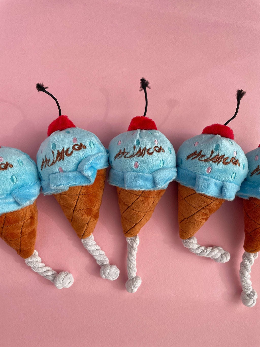 Blue Ice Cream Dog Toy