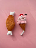 Drumstick & Pink Ice Cream Dog Toy Bundle