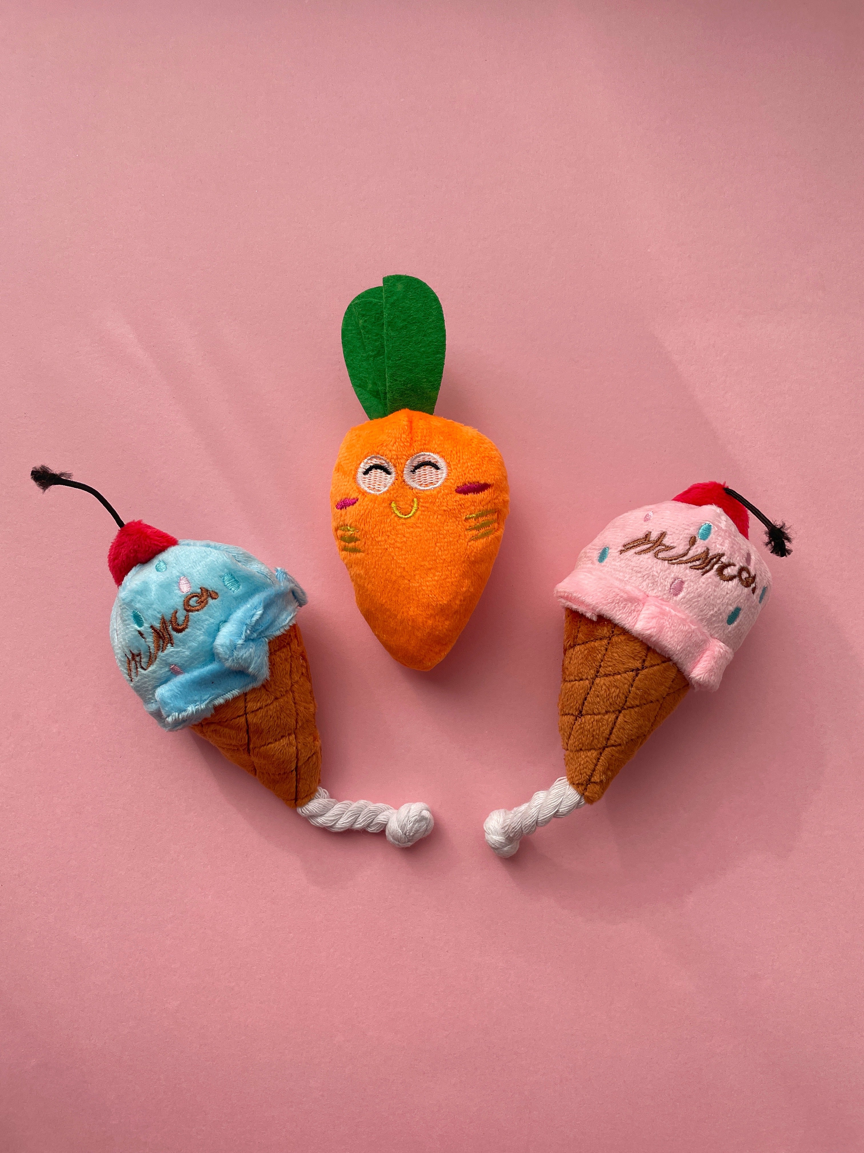 Ice Creams & Carrot Dog Toy Bundle