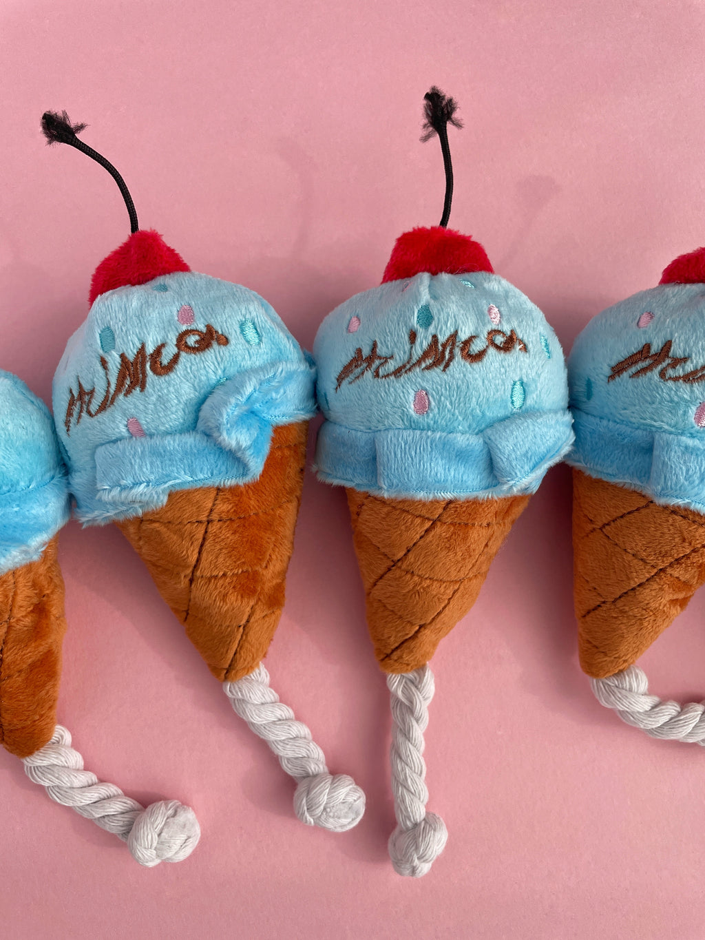 Blue Ice Cream Dog Toy