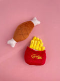 Drumstick & Fries Dog Toy Bundle