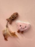 Fish & Peach Mochi Cat Toy Bundle