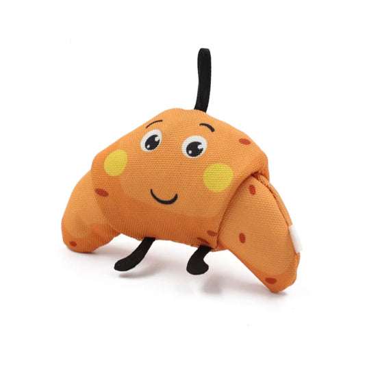 🥐 Hapoo Plush Croissant Dog Toy – Squeaky & Fun Chew