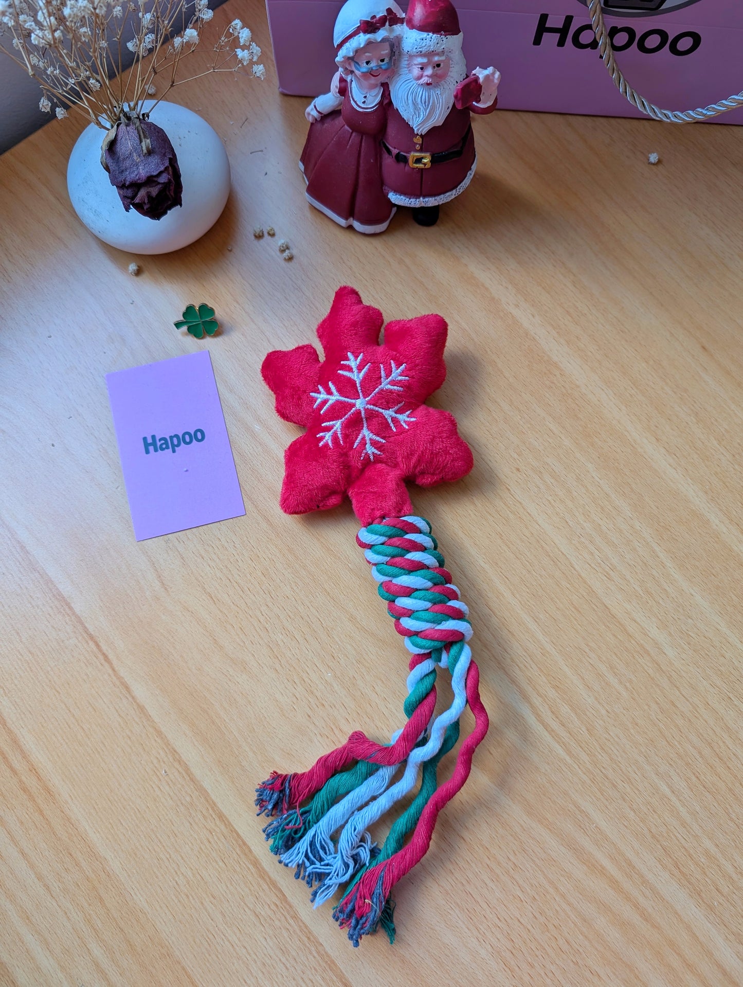 Snowflake Rope Tug Toy